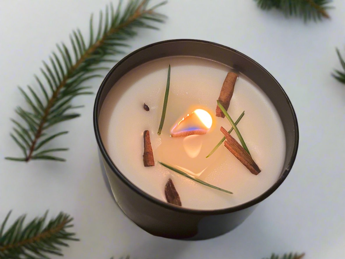 Natural Wood Wick Candle - Lightly Scented